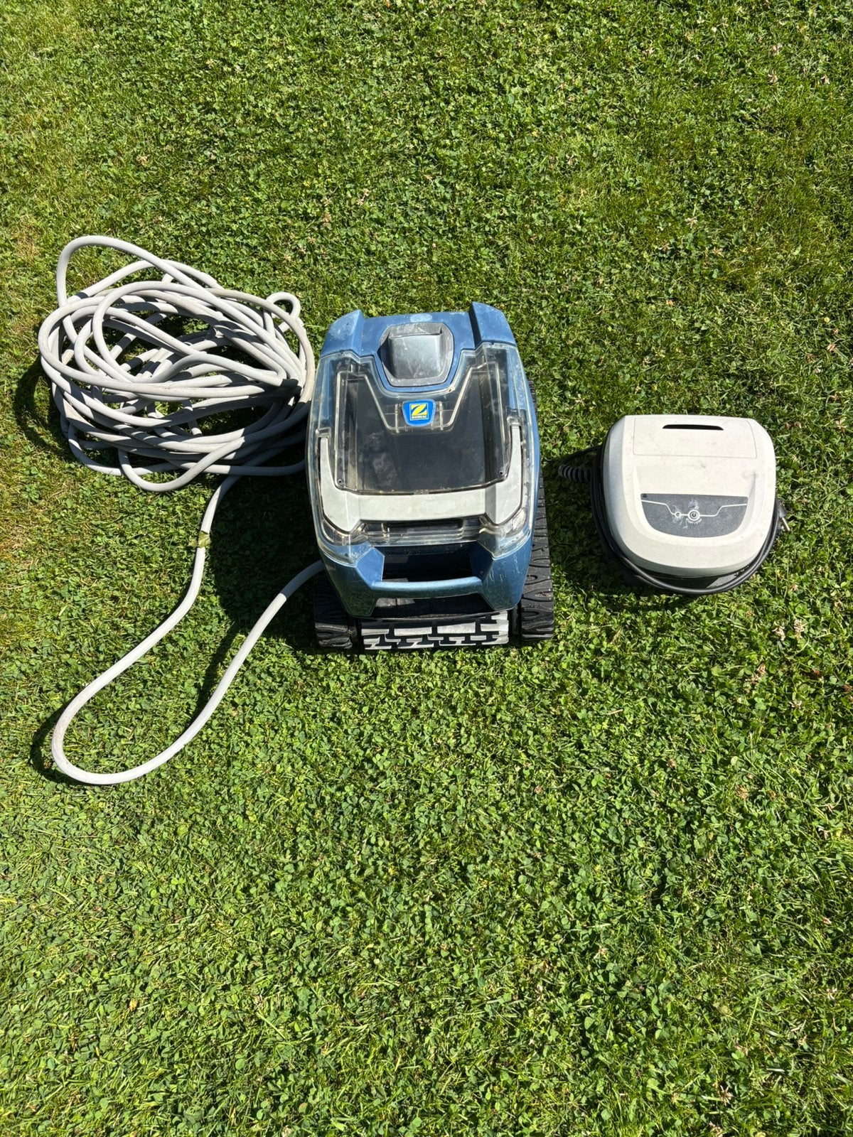 Zwembadrobot, Ophalen, Gebruikt