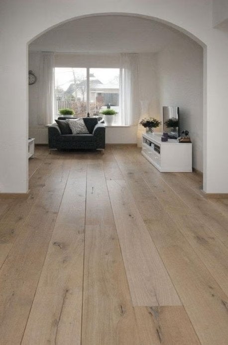 PARQUET EN CHÊNE, HUILÉ BLANC PRÊT À L'EMPLOI 35,00€ P/M2, Enlèvement