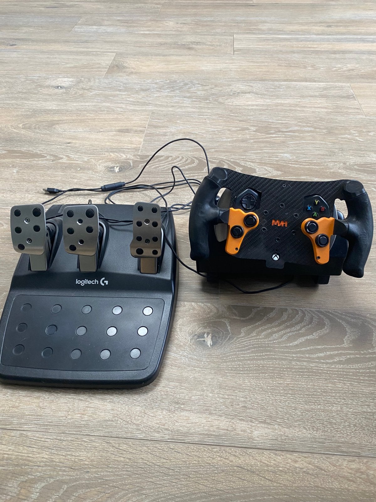 Logitech g920 racing wheel, Computers en Software, Ophalen, Zo goed als nieuw
