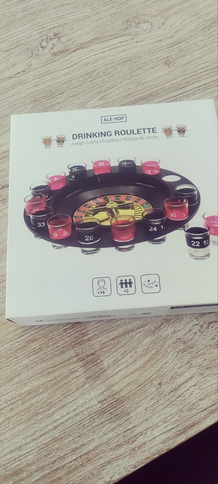 Drankspel nieuw, Ophalen