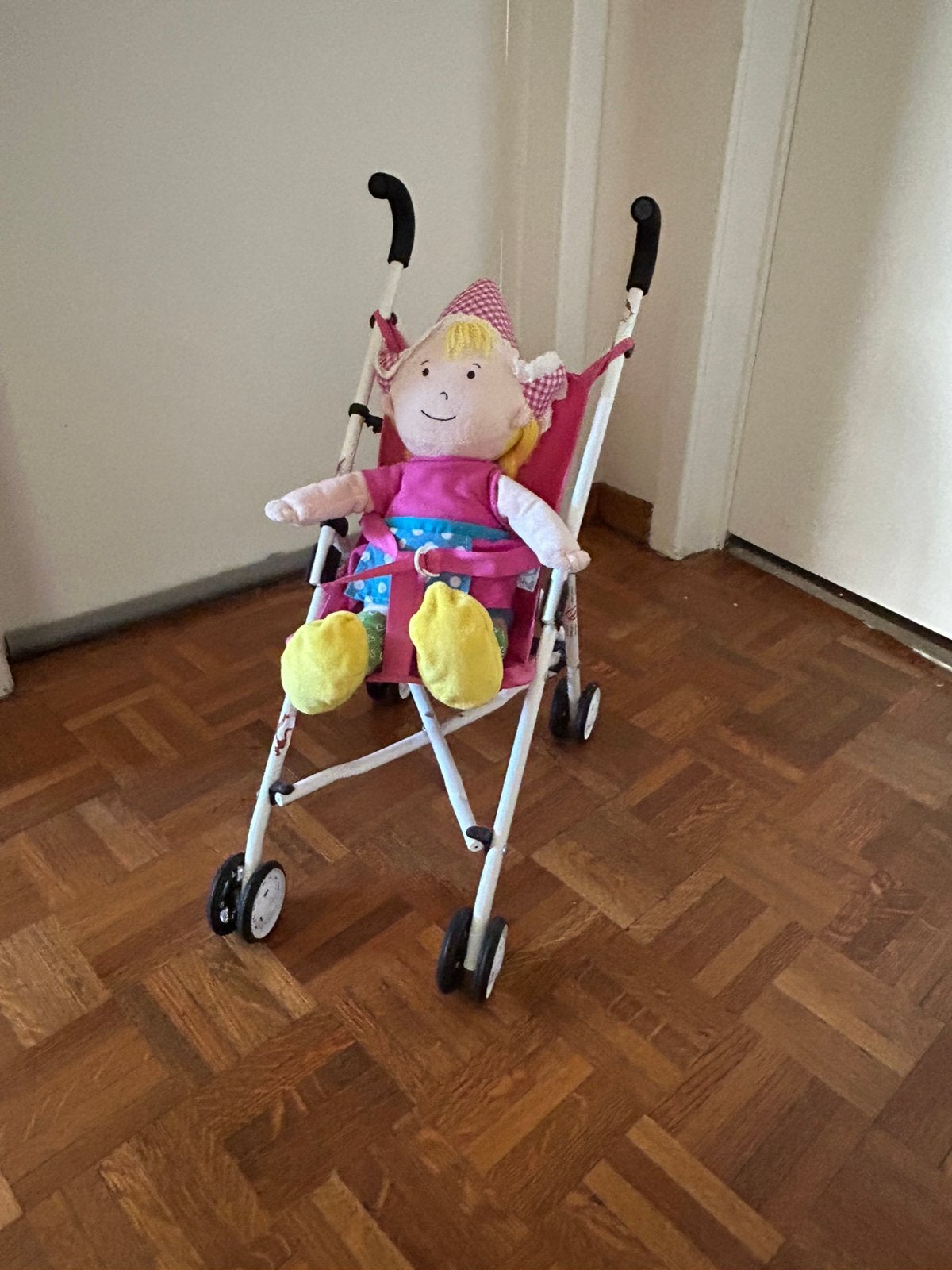 Poppenwagen roze, Kinderen en Baby's, Ophalen, Gebruikt, Babypop