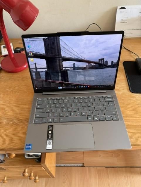 Lenovo IdeaPad Slim 5 14IRH10 (83HR008EMH) aangeboden, Met videokaart, Qwerty, 14 inch, Zo goed als nieuw