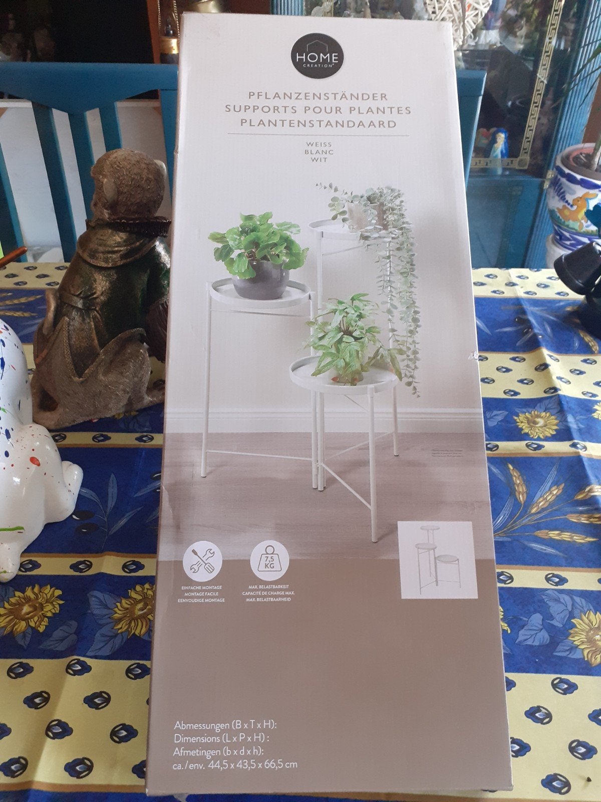 Étagères pour plantes, Ophalen