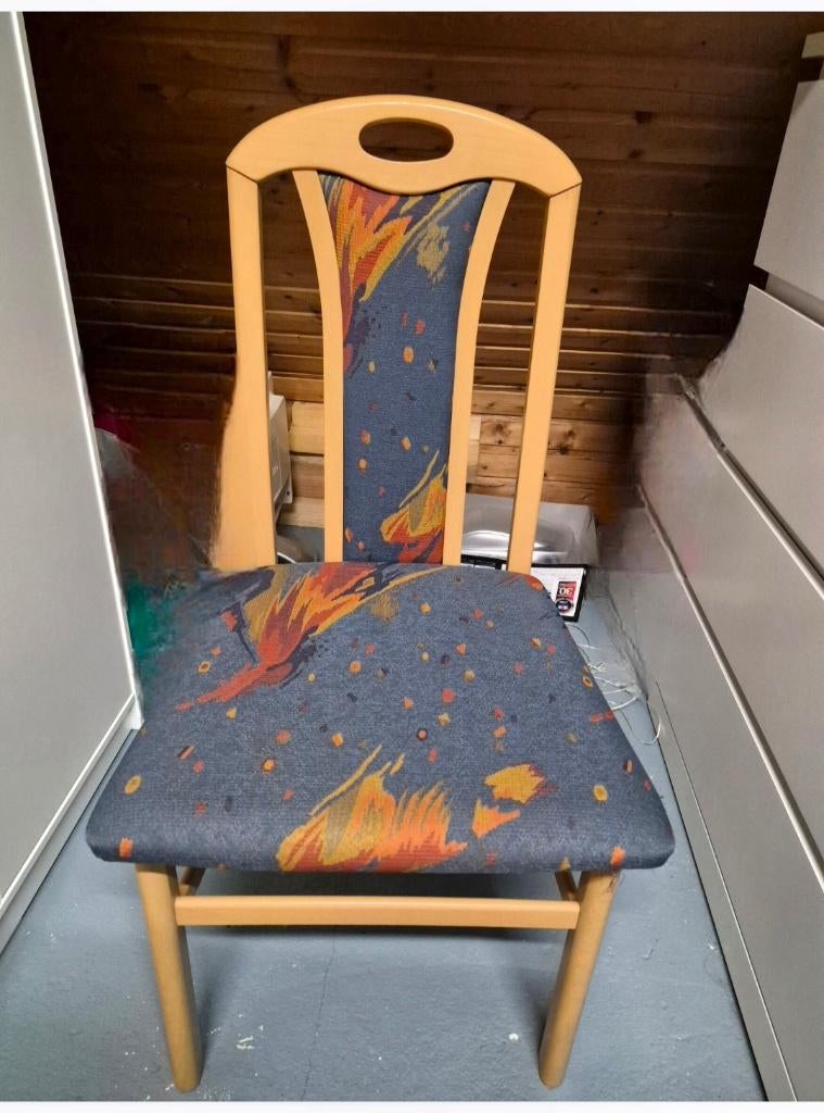 Lot de chaises salle à manger, Maison & Meubles, Chaises, Comme neuf, Quatre, Bois, Autres couleurs, Enlèvement
