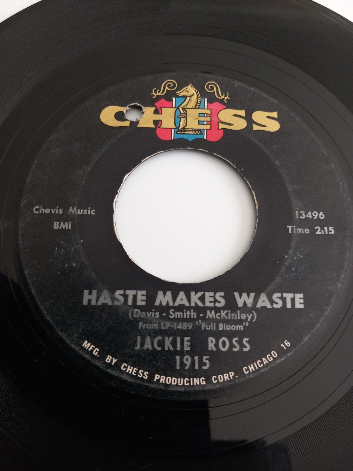 JACKIE ROSS. HASTE MAKES WASTE. 60S POPCORN USA 45T, Enlèvement ou Envoi