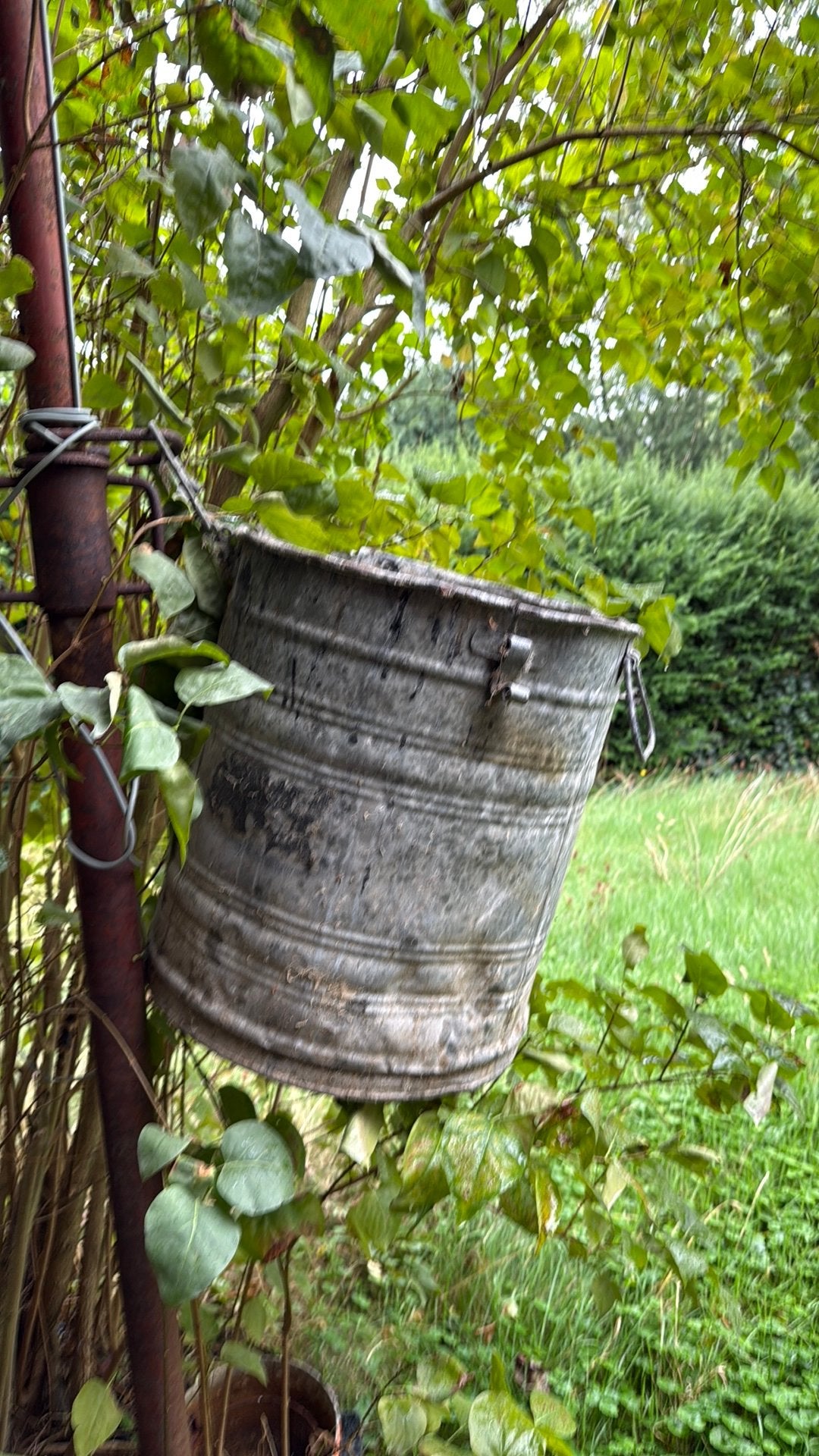 Baril pour jardin, Enlèvement, Utilisé