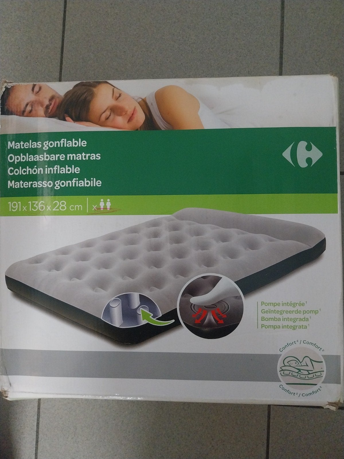 Opblaasbare matras geintegreerde pomp zie photos, Ophalen of Verzenden