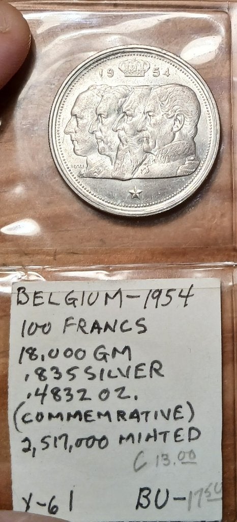 Ancienne pièce de monnaie, Timbres & Monnaies, Monnaies | Belgique, Monnaie en vrac, Argent, Argent, Enlèvement