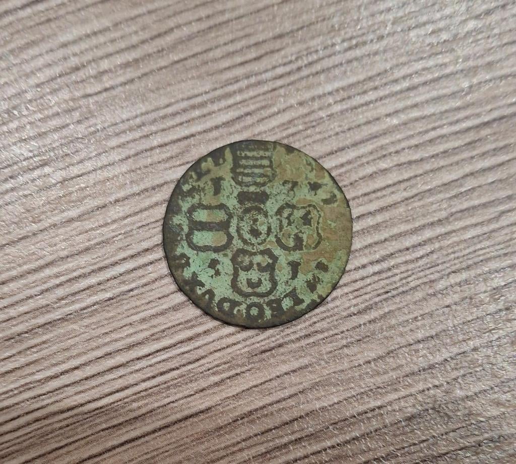 1 liard munt uit 1751, Postzegels en Munten, Ophalen of Verzenden