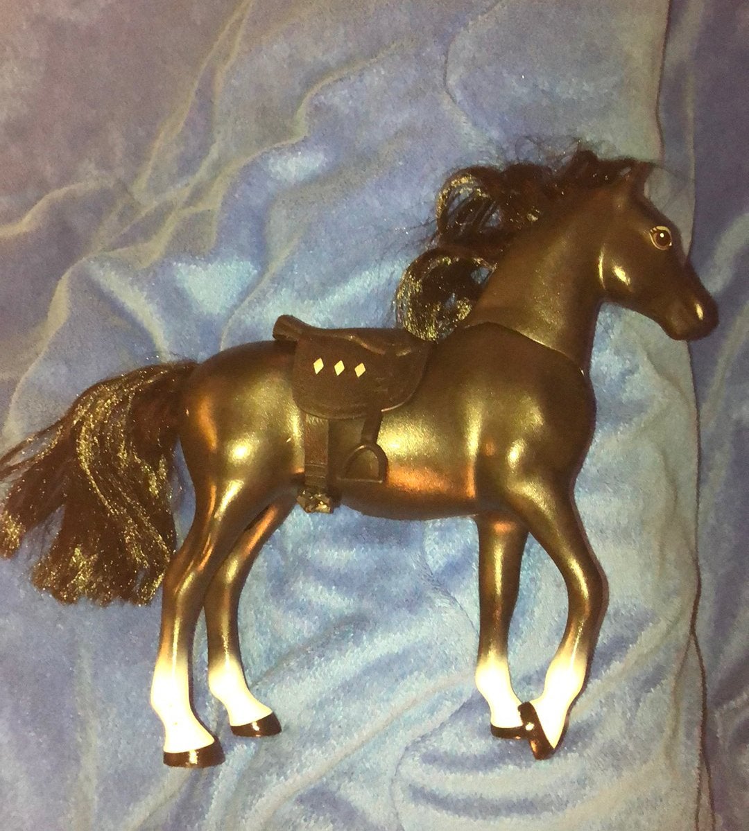 Cheval noir jouet, Utilisé