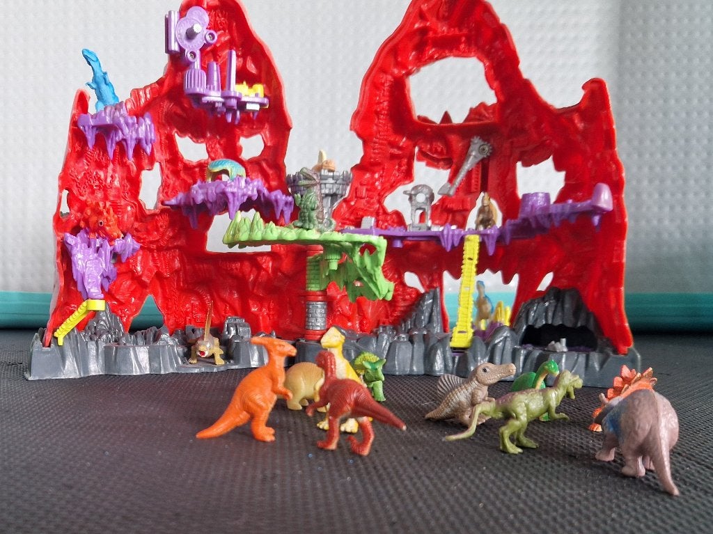 Set dino’s met griezelige grot, Enfants & Bébés, Jouets | Figurines, Enlèvement ou Envoi