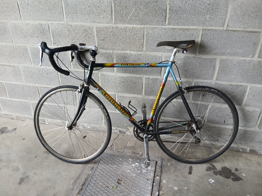 Koersfiets Minerva Columbus Pinta 1492, Gebruikt, Aluminium, Overige maten, 15 tot 20 versnellingen