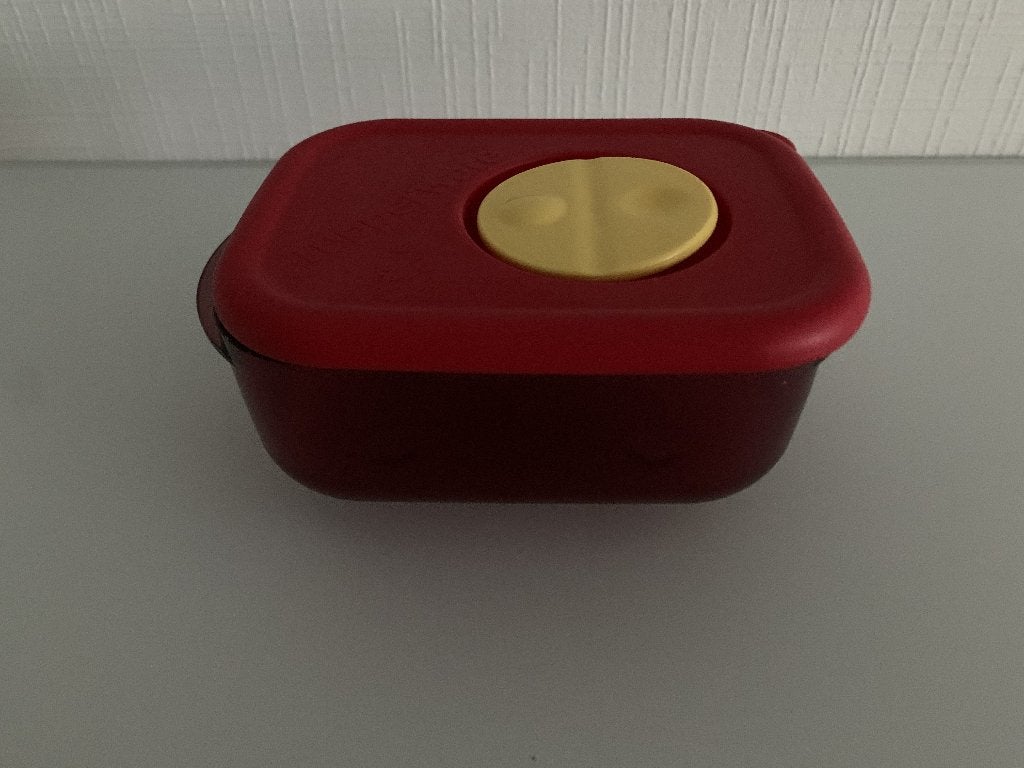 Tupperware CrystalPlus rechthoekig 260ml, Huis en Inrichting, Keuken | Tupperware, Ophalen of Verzenden, Gebruikt