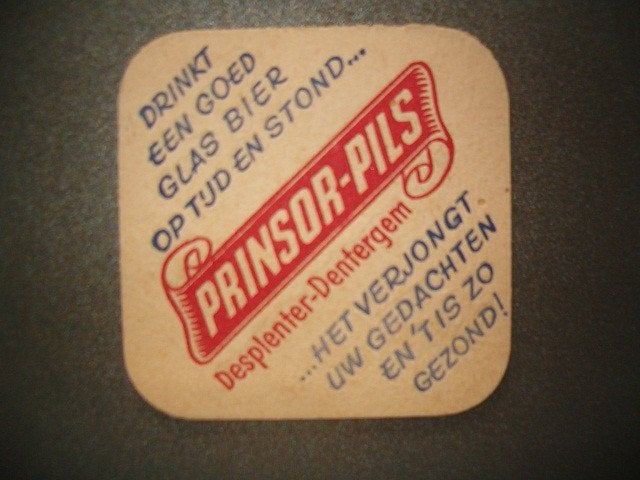 Bierviltje Riva Dentergem 15 : 83 x 83 mm, Ophalen of Verzenden, Gebruikt, Viltje(s)