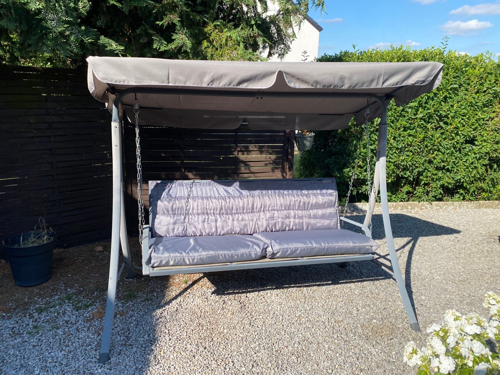 Balancelle, Jardin & Terrasse, Enlèvement, Utilisé, Aluminium