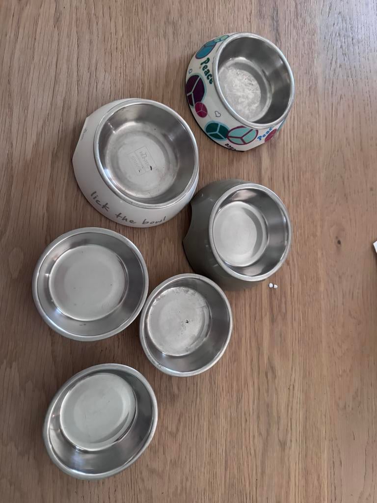 Lot de 3 bols hunter chien chat, Dieren en Toebehoren, Ophalen, Zo goed als nieuw