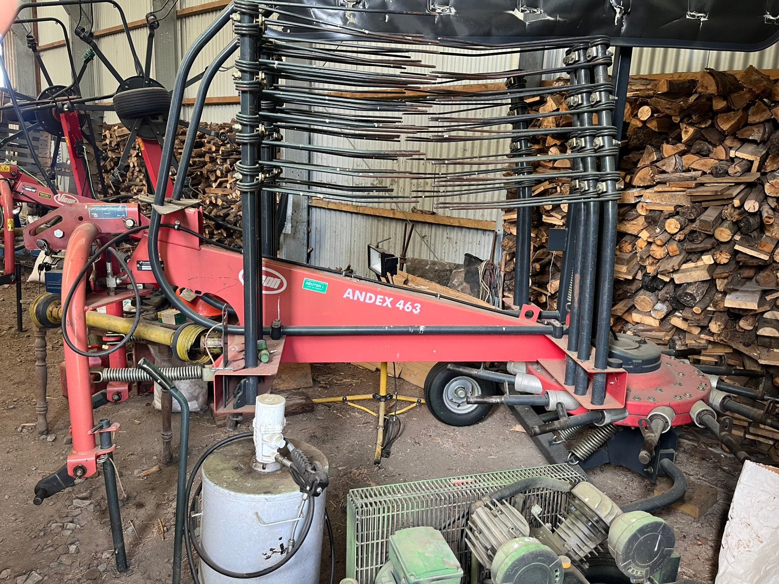 Vicon Andex 463 windmolen te koop, Ophalen