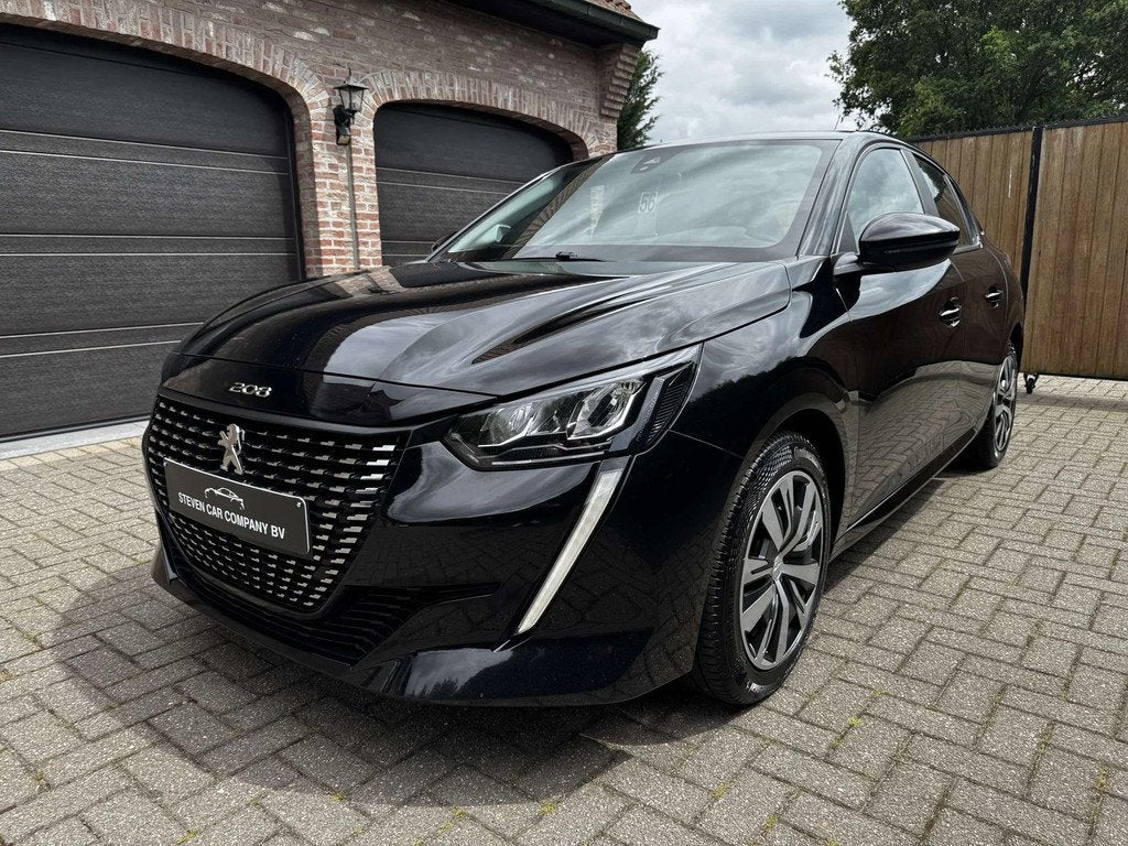 Peugeot 208 | LED | CARPLAY | A/C | CRUISE CONTROL | LANE AS, Stof, 1199 cc, 1055 kg, Zwart