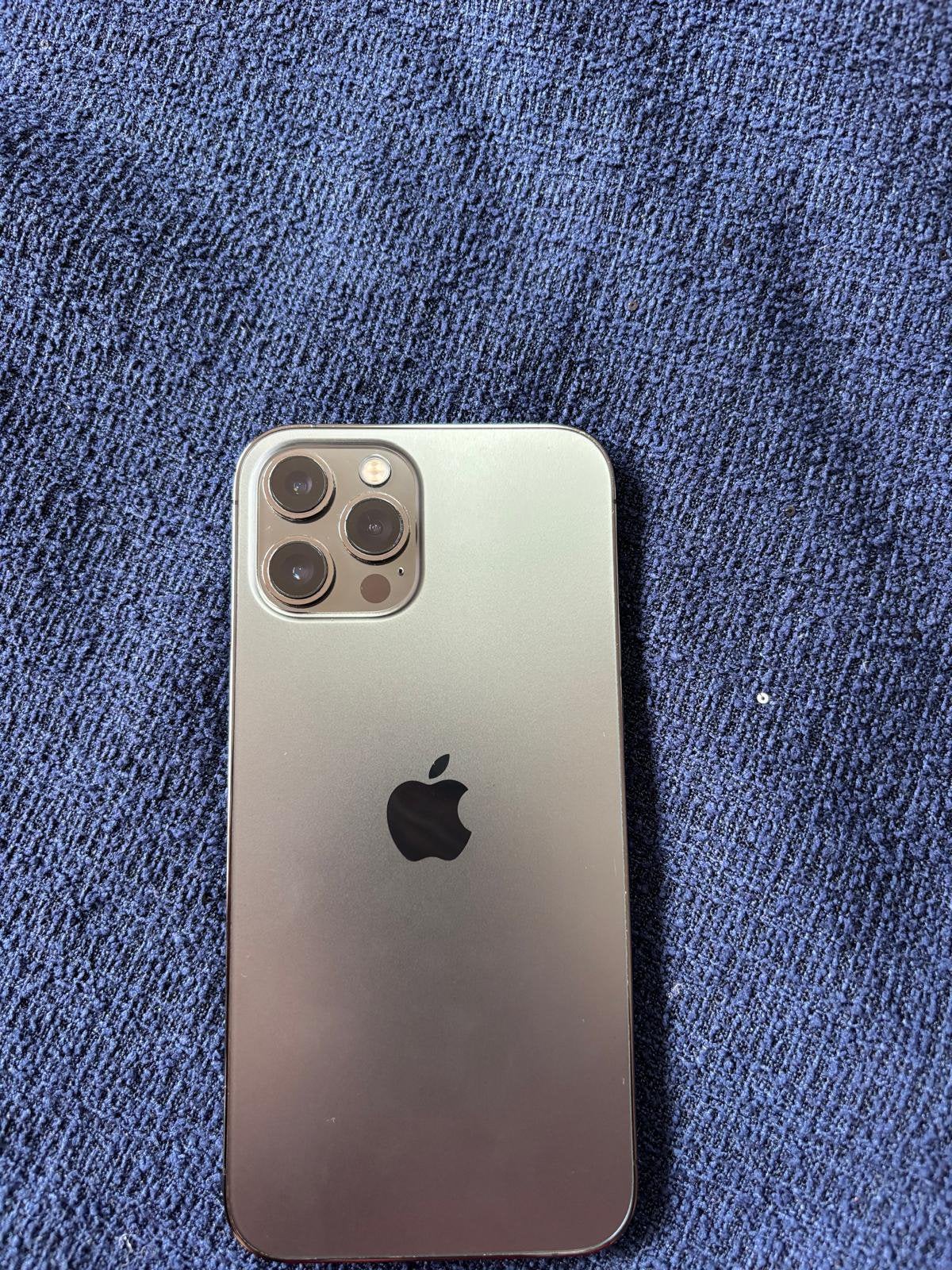 Iphone 12PRO MAX, Avec simlock (verrouillage SIM), 128 GB, Gris, Enlèvement