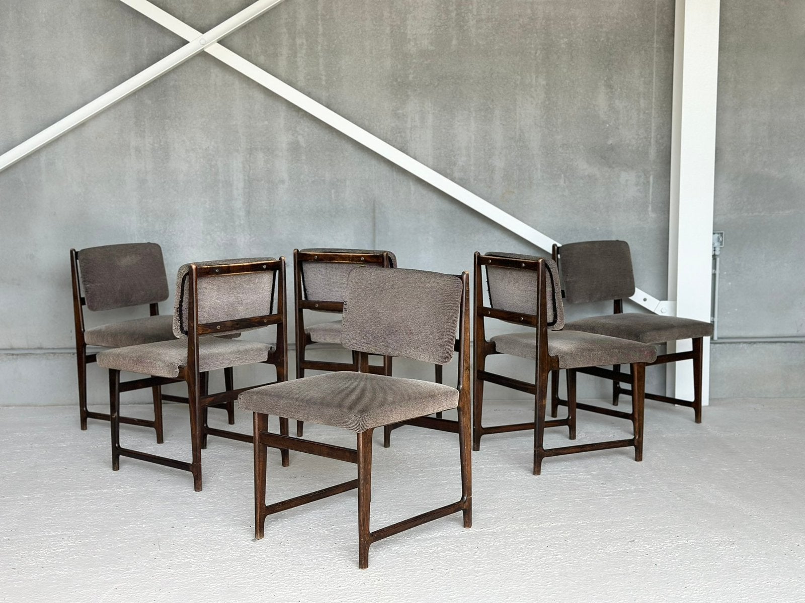 Set Scandinavische eetkamerstoelen, Enlèvement