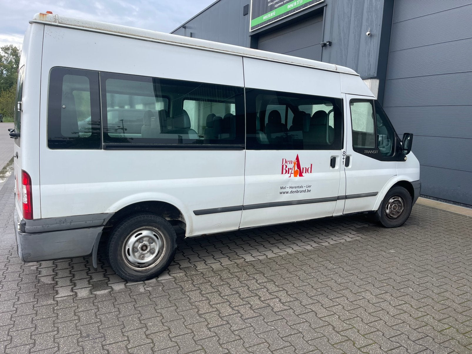 Ford Transit 9 personenwagen + lift van achter, Autos, Cuir, Euro 5, Achat, Beige
