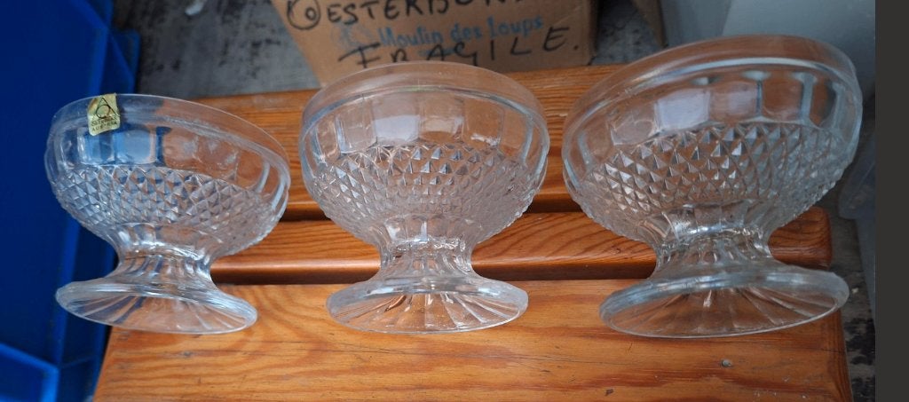 VINTAGE  CREME  SCHALEN(Orig verpakking), Schaal, Wit, Nieuw, Ophalen of Verzenden