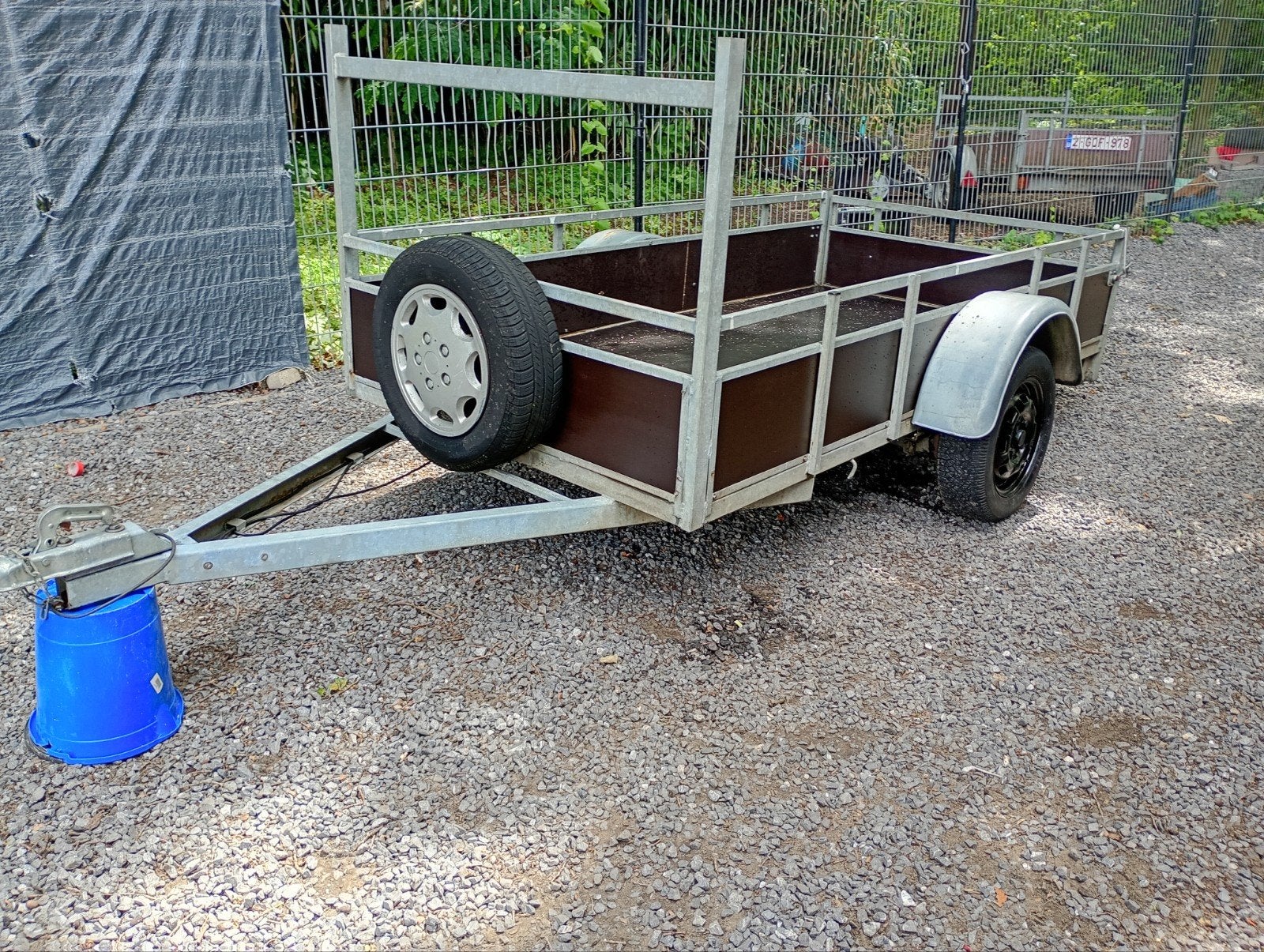 Enkelasser, Auto diversen, Aanhangers en Bagagewagens, Ophalen