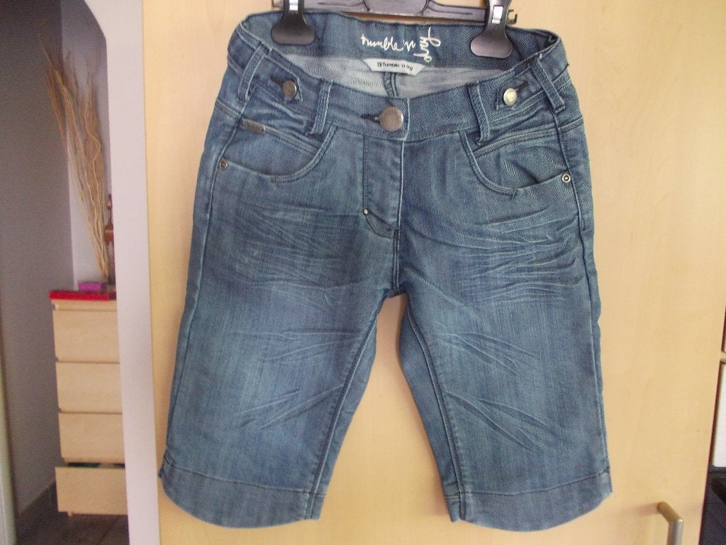 Jeansbermuda Tumble & Dry maat 140 en Andere maat 152 Meisje, Broek, TUMBLE & DRY., Meisje, Ophalen of Verzenden