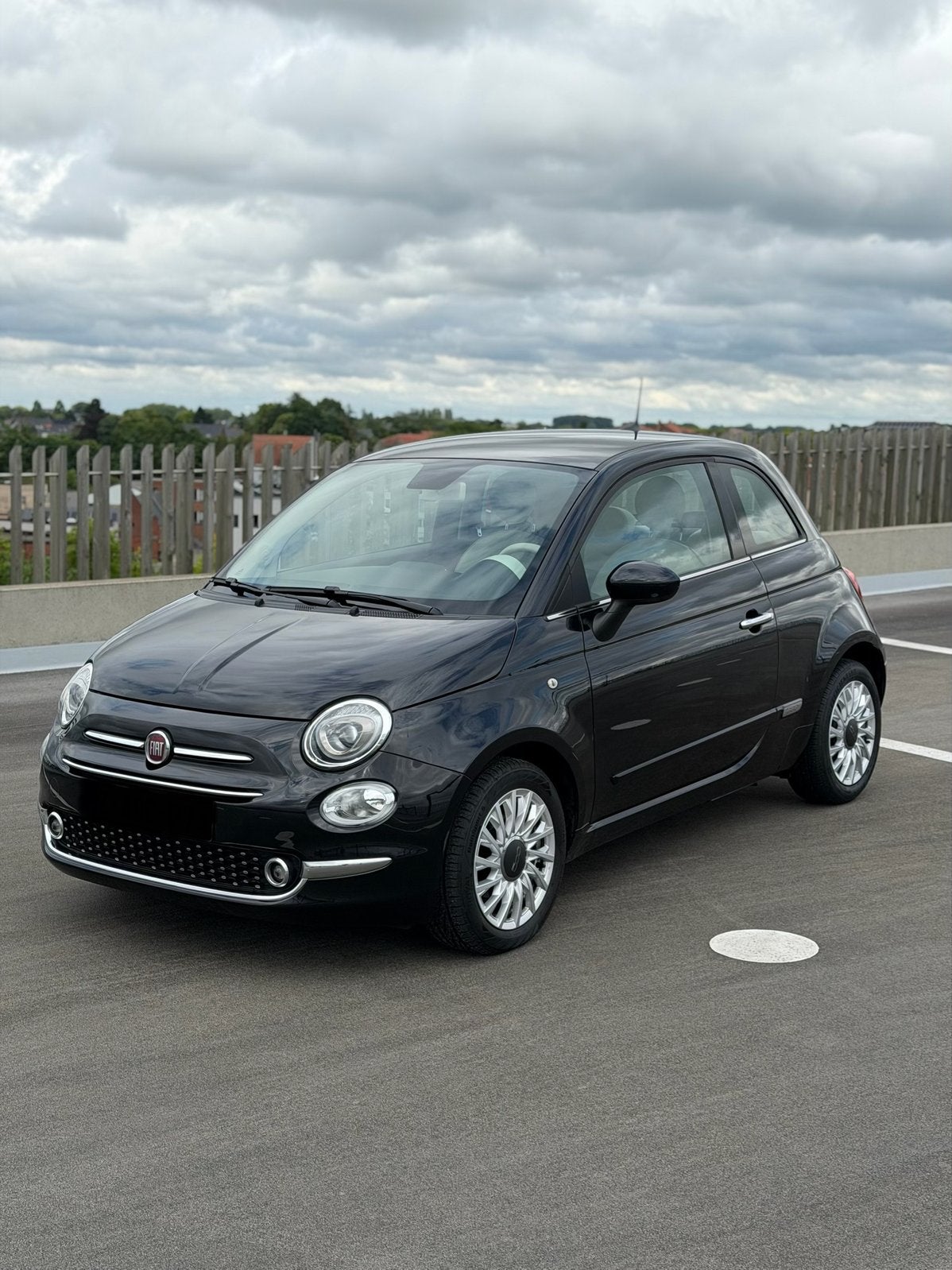 Fiat 500 lounge, Auto's, Fiat, Voorwielaandrijving, Stof, 4 cilinders, Zwart