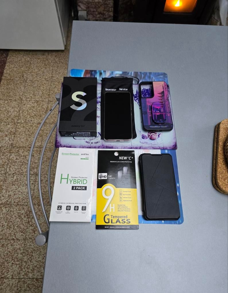 Samsung Galaxy S22 (lila-paars/256 GB), Telecommunicatie, Ophalen, Paars, Touchscreen, Met simlock