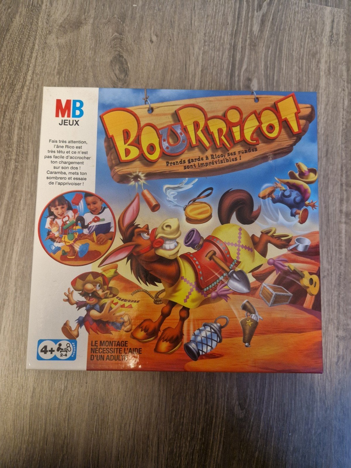 jeu Bourricot enfant, Enlèvement
