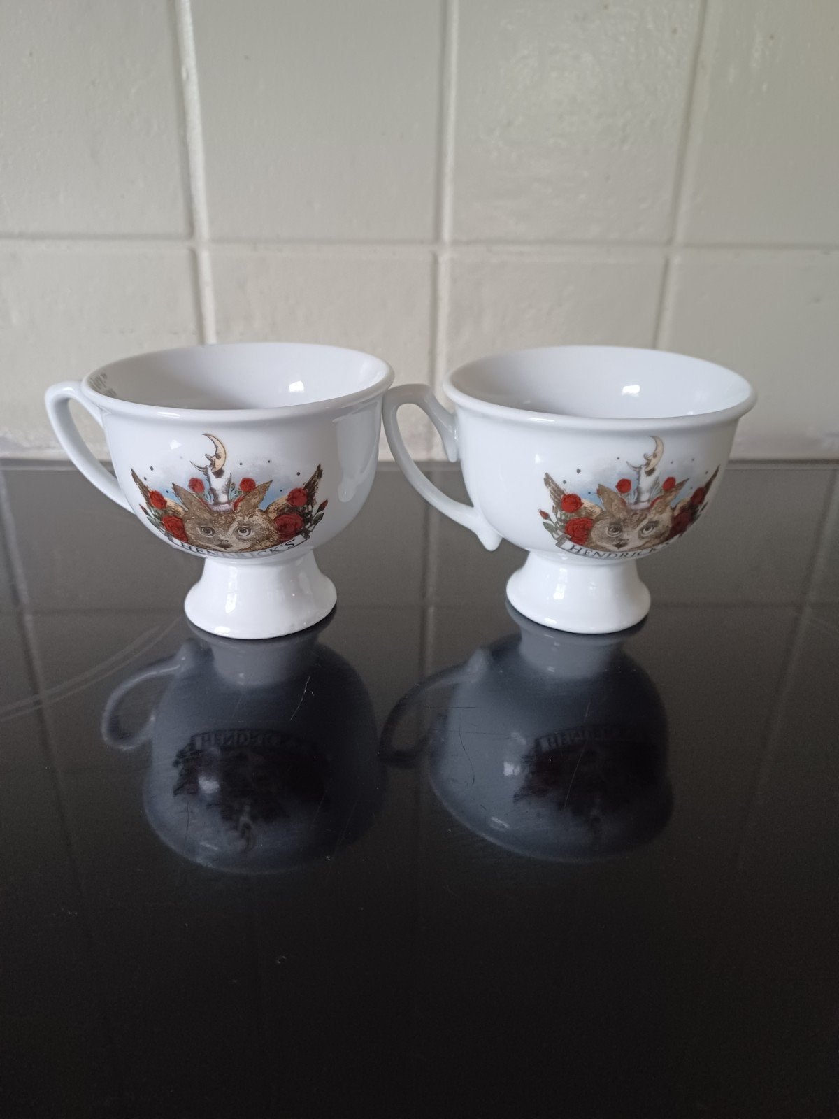 Hendrick's gin  kopjes 2 stuks, Enlèvement