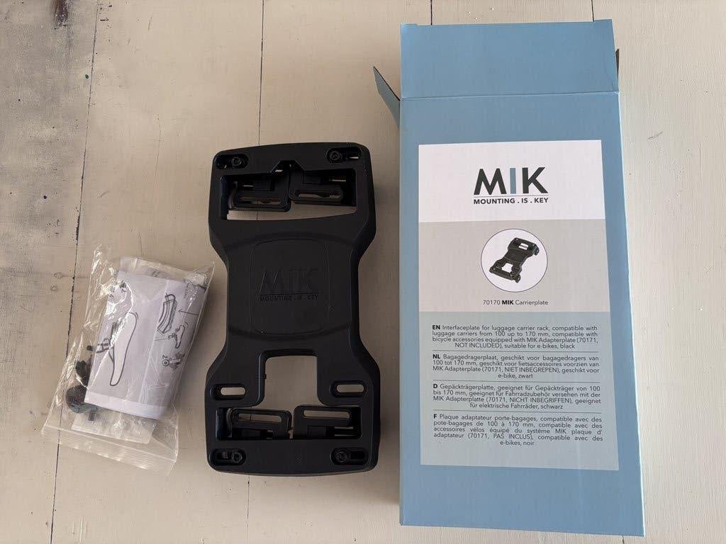 MIK adapter voor op de bagagedrager, Fietsen en Brommers, Ophalen of Verzenden, Zo goed als nieuw, MIK