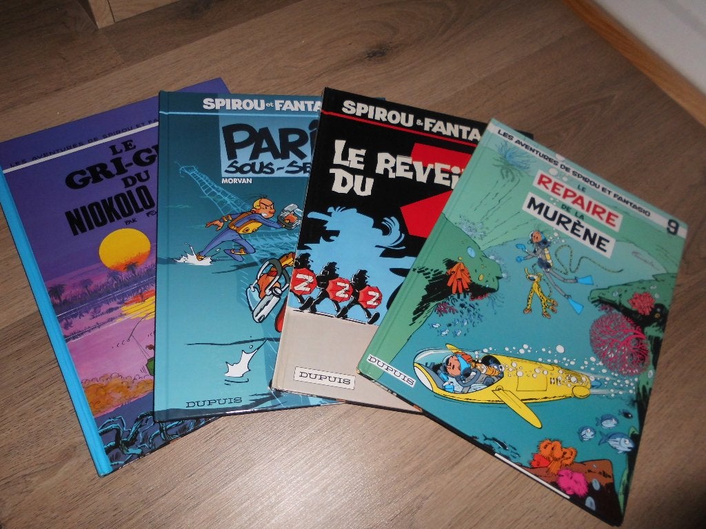 lot 4 bd n 9-25-37-47 " spirou et fantasio " de franquin, Livres, Enlèvement ou Envoi