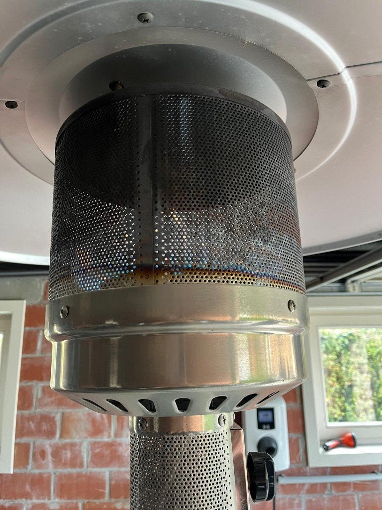 Terrasverwarmer - Gas, Tuin en Terras, Ophalen, Zo goed als nieuw, Gas, Vloer