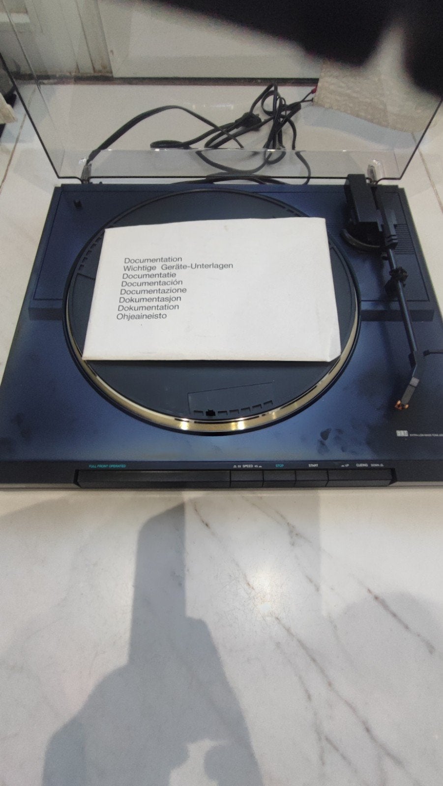 2 platenspelers, Ophalen, Philips, Zo goed als nieuw, Automatisch