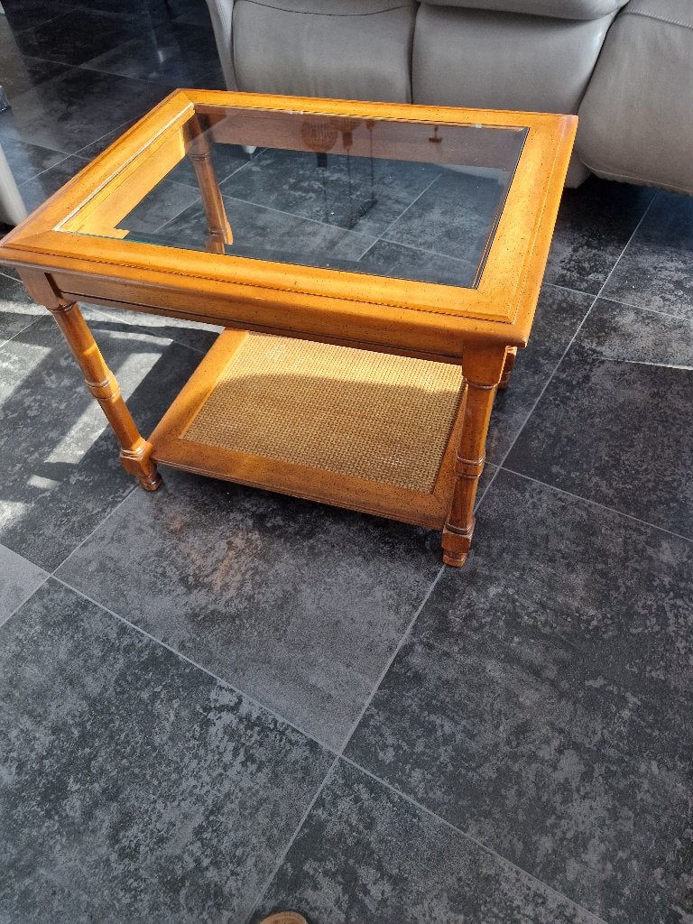 table salon, Maison & Meubles, 50 – 75, 50 à 100 cm, Enlèvement, Utilisé