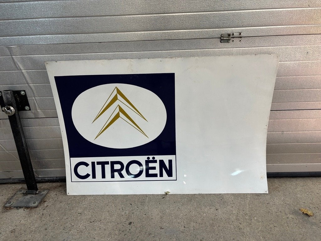Citroen reclamebord blik geen emaille 120x80cm, Verzamelen, Ophalen, Nieuw, Reclamebord