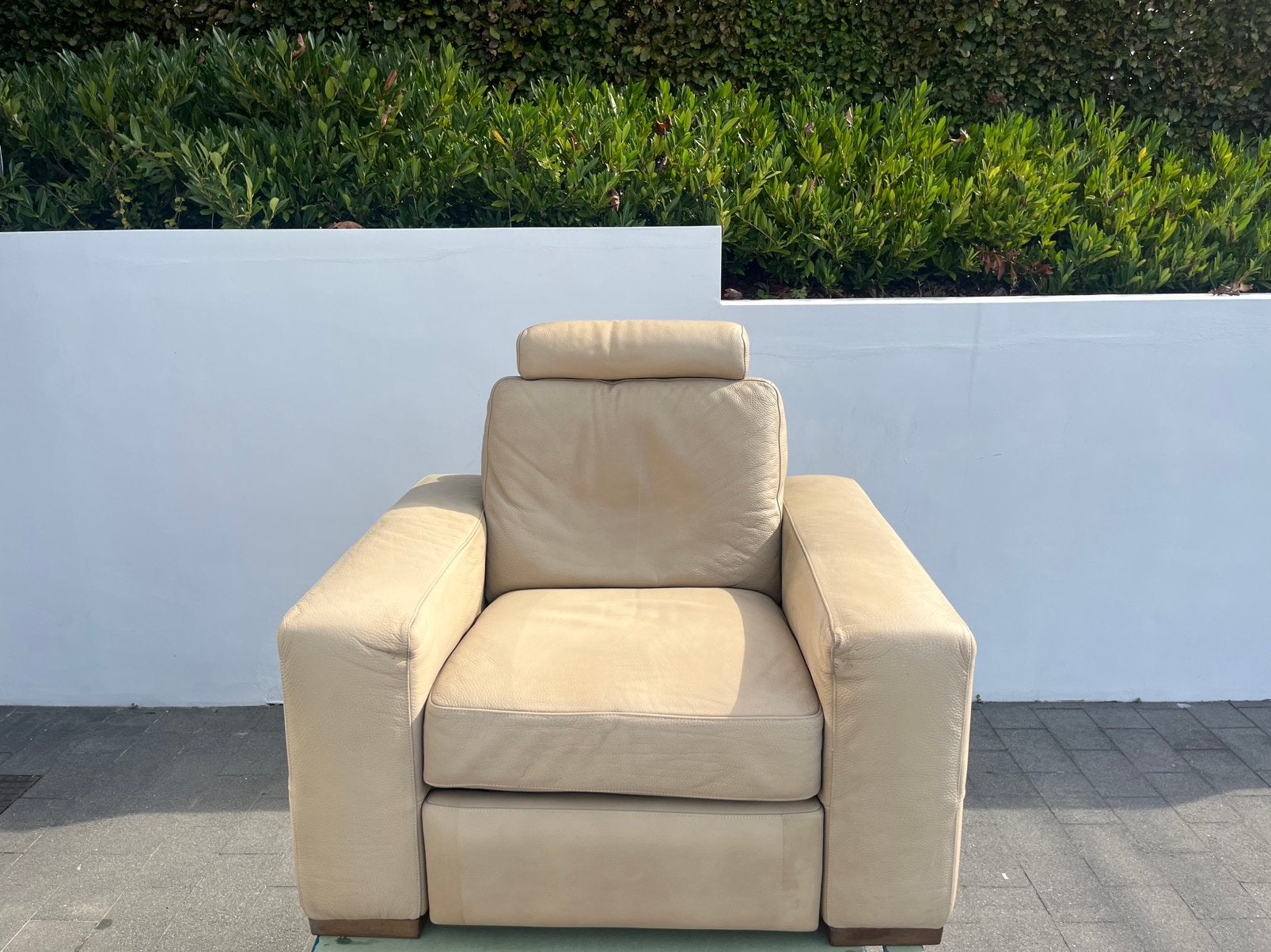 Natuzzi (3-zit) + relax, Ophalen, Gebruikt, Leer