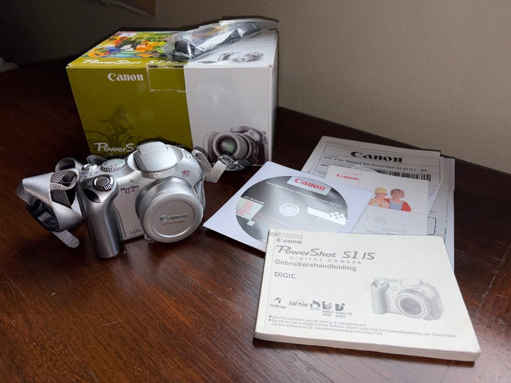 Canon PowerShot S1 IS, TV, Hi-fi & Vidéo, Appareils photo numériques, Canon, 3 mégapixels, Stabilisation d'image, Enlèvement