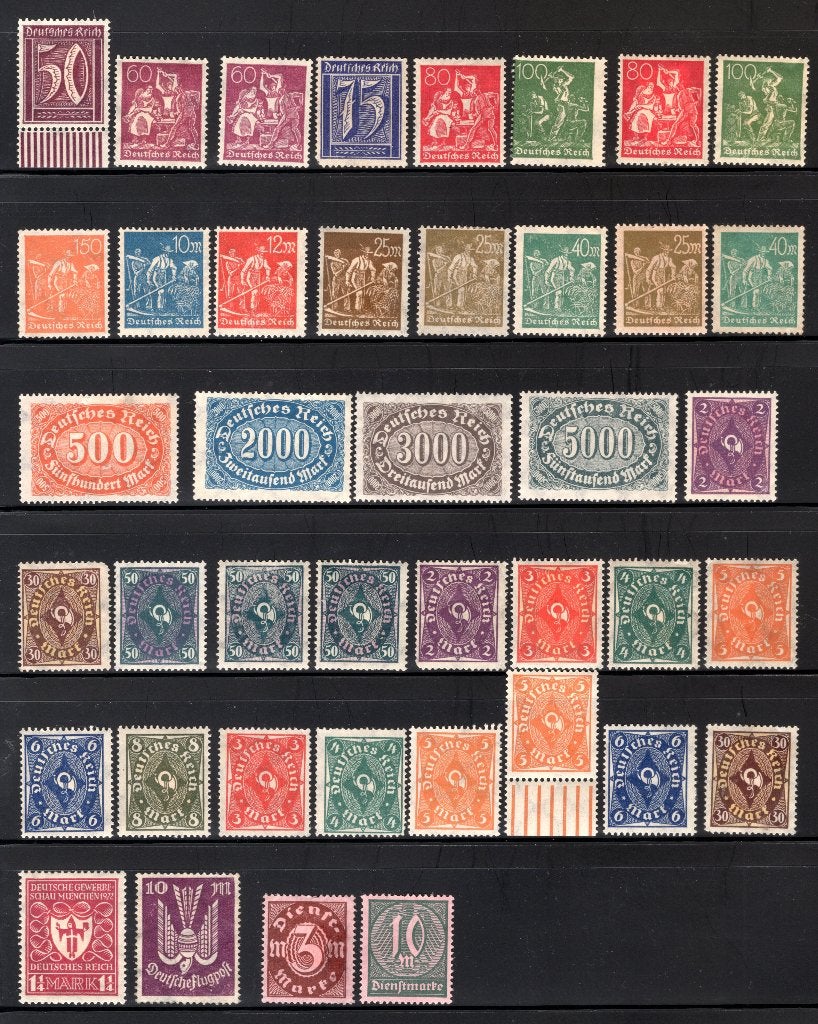 DEUTSCHES REICH jaar 1922 MH, Verzenden, Postfris