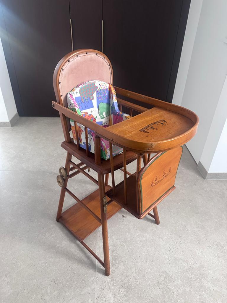 Vintage kinderstoel, Kinderen en Baby's, Ophalen, Zo goed als nieuw