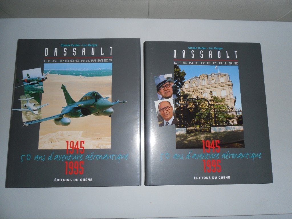 Dassault - 1945- 1995 - 50 ans d'aventure aéronautique, Livres, Claude CARLIER et Luc BERGER, Enlèvement ou Envoi, Utilisé, Europe