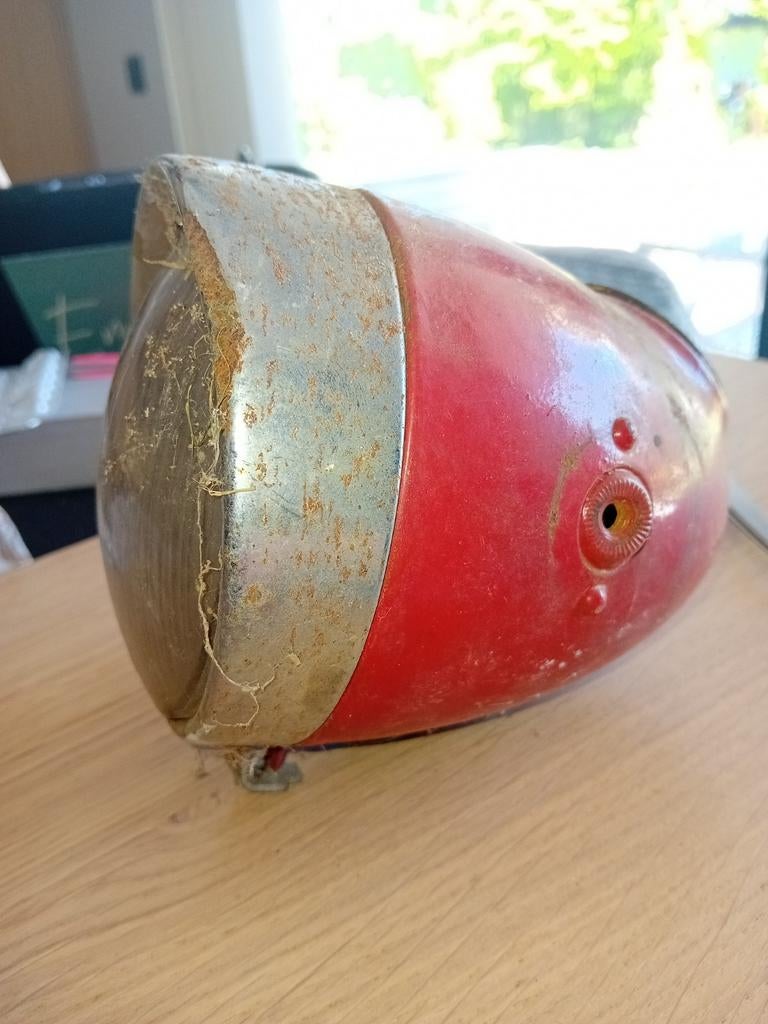 Oude koplamp, Fietsen en Brommers, Ophalen of Verzenden, Koplamp