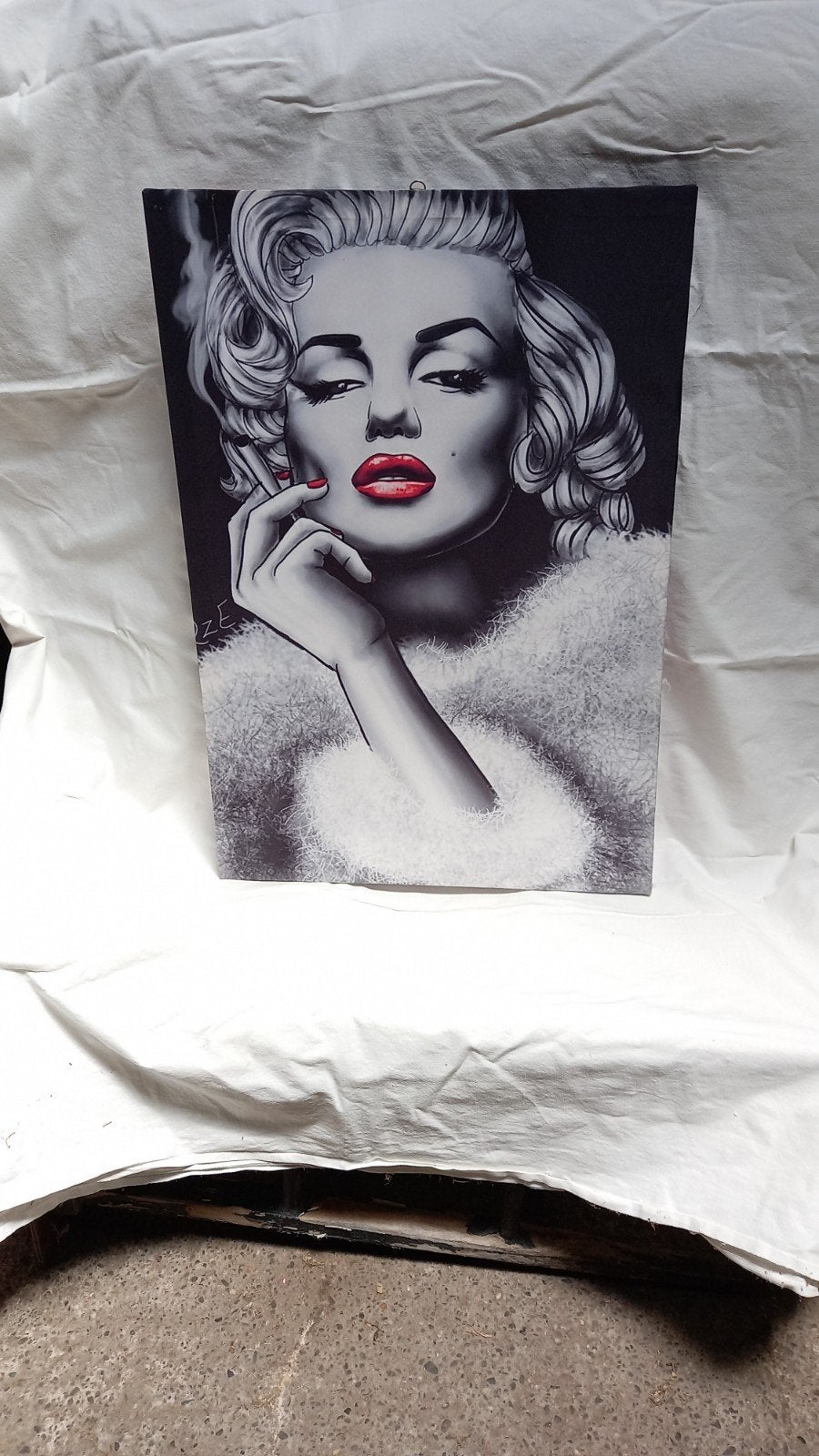 canvas verschillende foto's afmeting 65cm op 45 cm, Antiquités & Art, Art | Dessins & Photographie, Enlèvement, Impression, Photographie