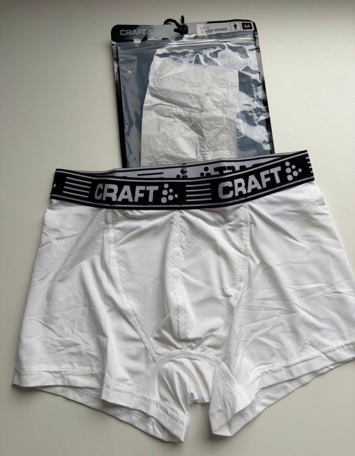 Craft Sportboxershort nieuw maat M, Kleding | Heren, Verzenden, Wit, Boxer