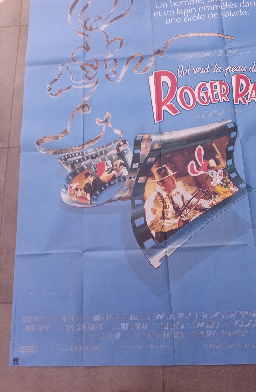 filmposter Roger Rabbit, Verzamelen, Posters, Deurposter of groter, Ophalen of Verzenden, Film en Tv, Rechthoekig Staand
