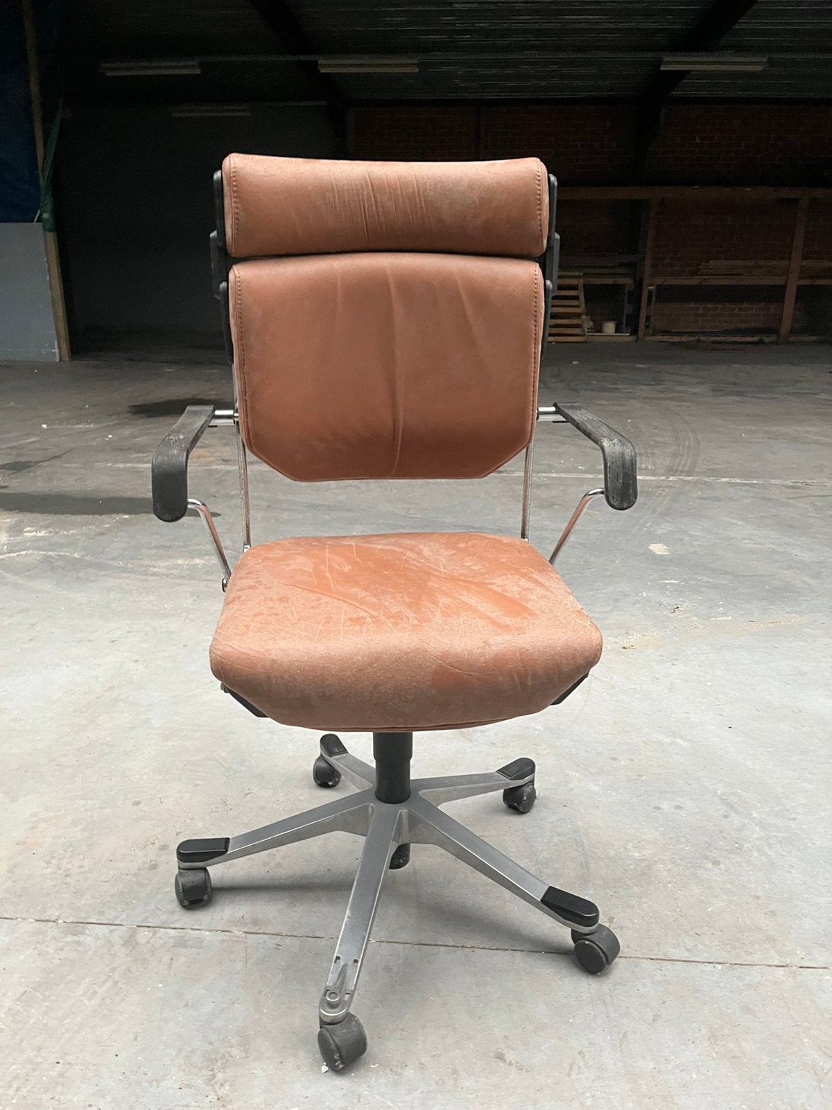 Bureaustoel, Ophalen, Zo goed als nieuw, Beige, Bureaustoel