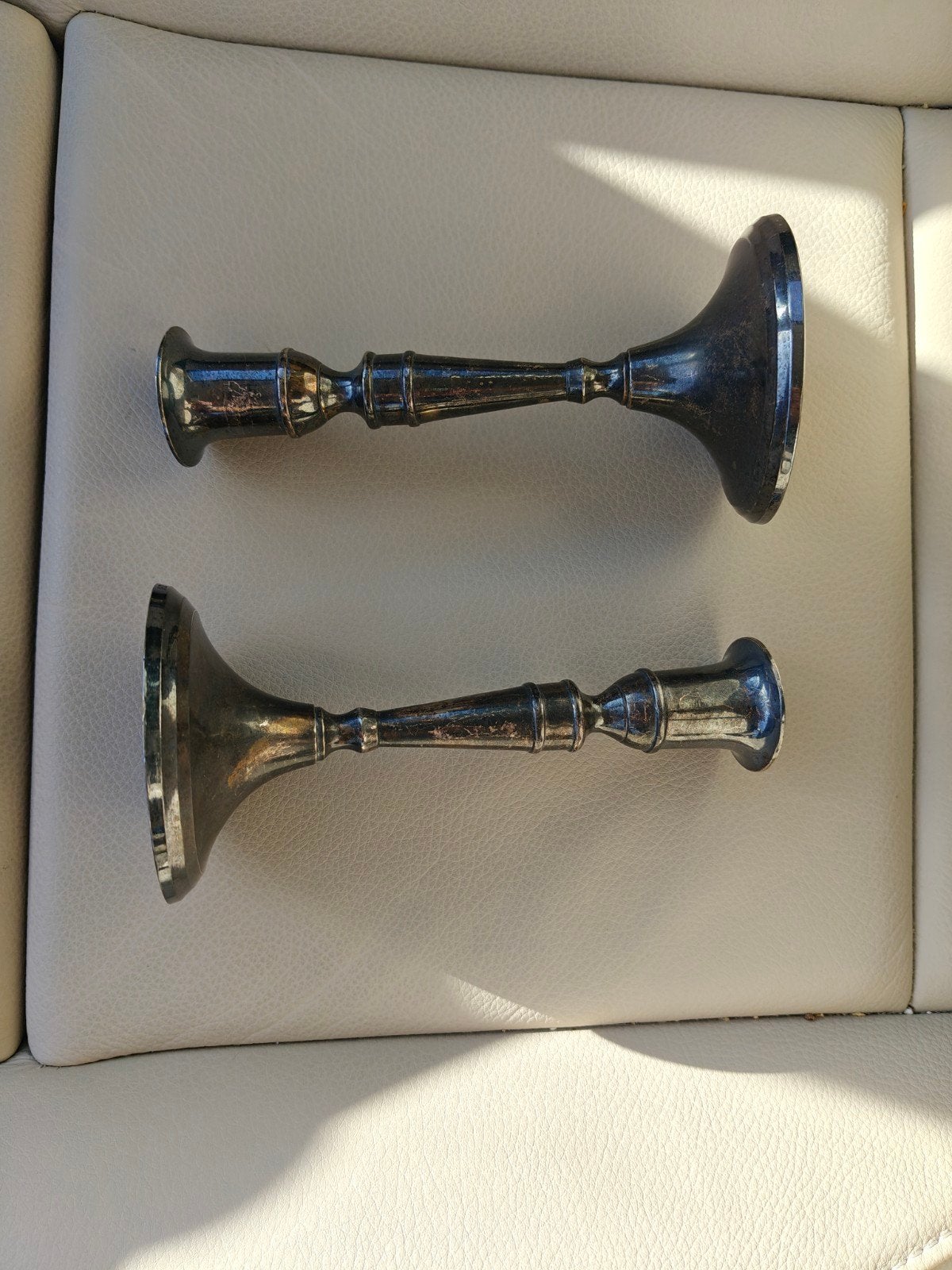2 prachtige kandelaars, Verzenden, Zilver
