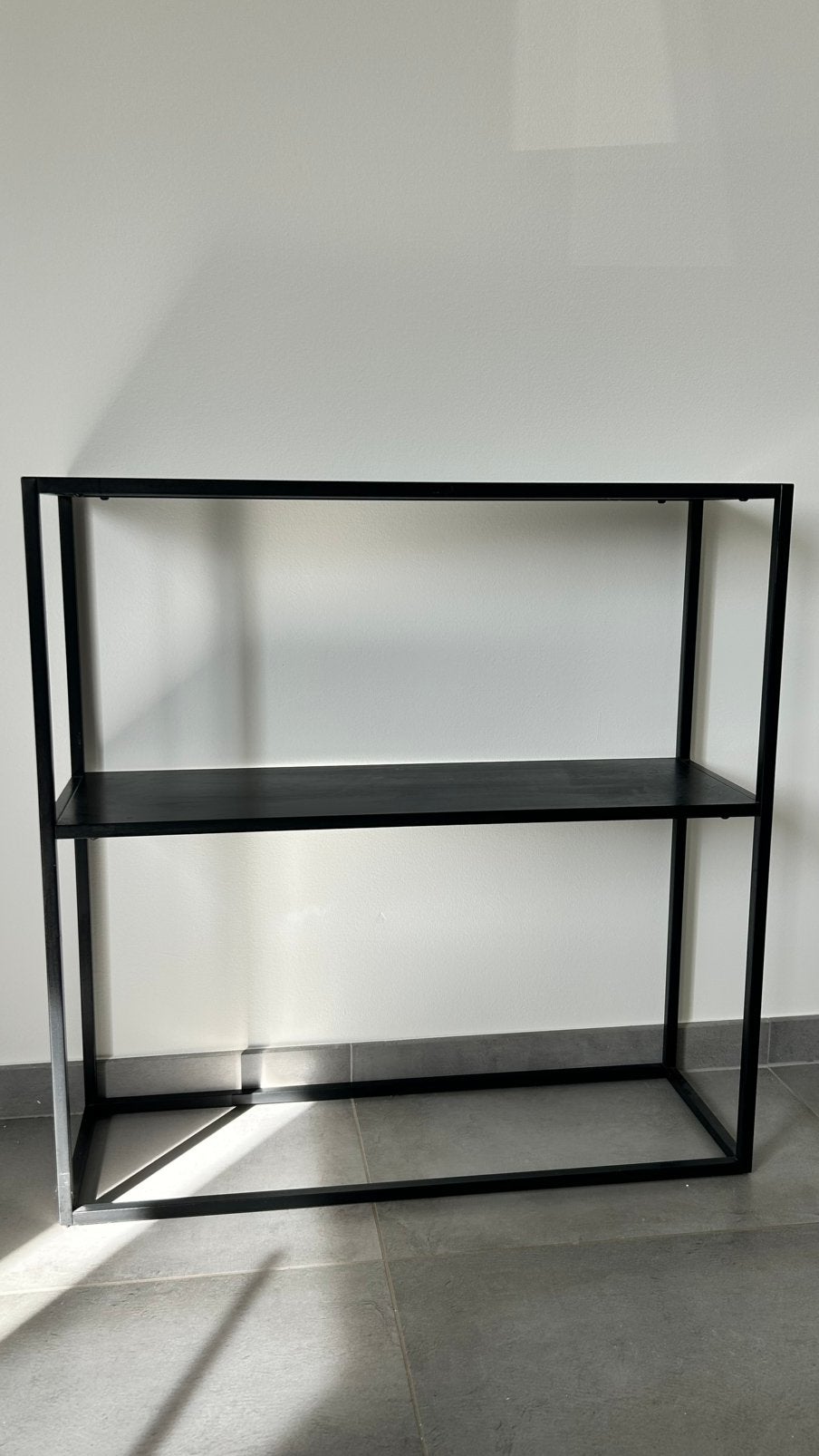 Desserte en metal noir, Maison & Meubles, 25 à 50 cm, 50 à 100 cm, Enlèvement, Utilisé